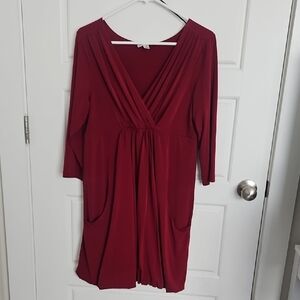 Enfocus Studio Vibrant Red Dress